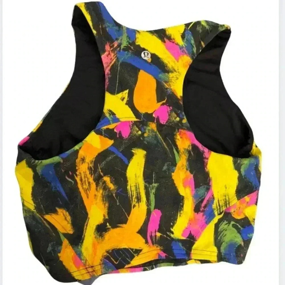 Lululemon Wunder Train Racerback Tank Size 6
Black Neon Multi - Picture 7 of 9